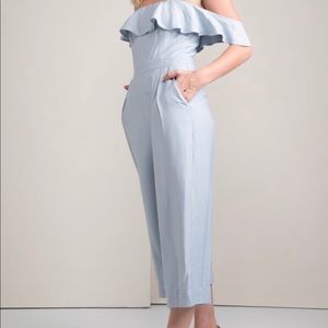 NWOT Greylin Ashley Off-Shoulder Culotte Jumper